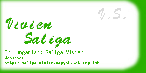 vivien saliga business card